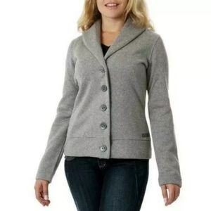 MERRELL Arabella Cardigan sweater Shawl collar grey women's size small